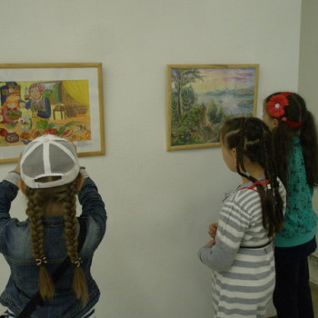 Открытие выставки детских работ “Карусель искусств” в картинной галерее г. Набережные Челны